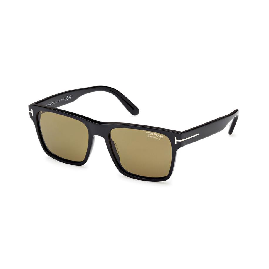 Tom Ford FT1205 CALDER Polarized 1H Zwart Heren Zonnebril
