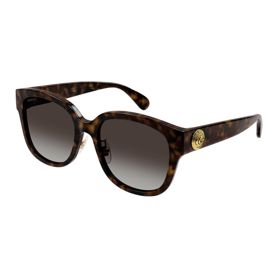 Gucci GG1409SK Aziatische pasvorm 2 Tortoiseshell Dames Zonnebril