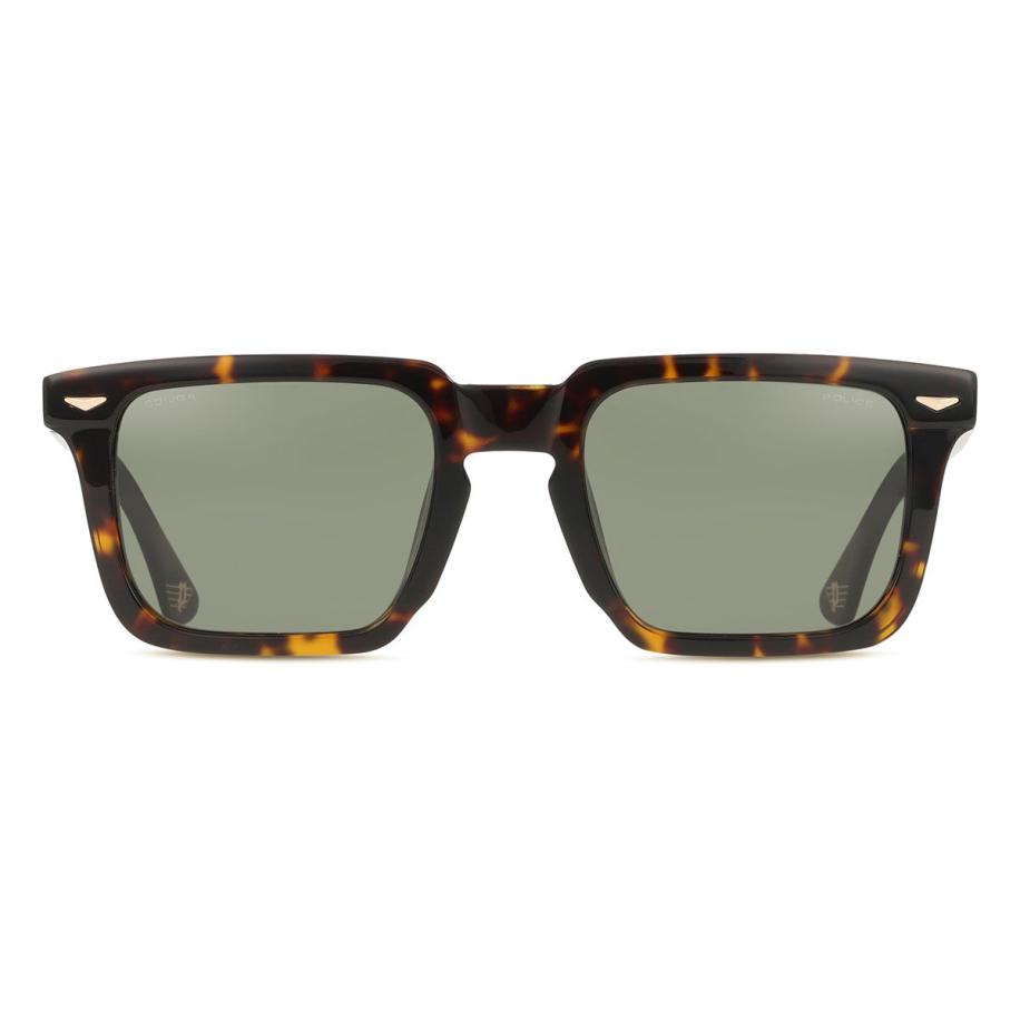 Police SPLL88E MONUMENT 6 722V Tortoiseshell Heren Zonnebril