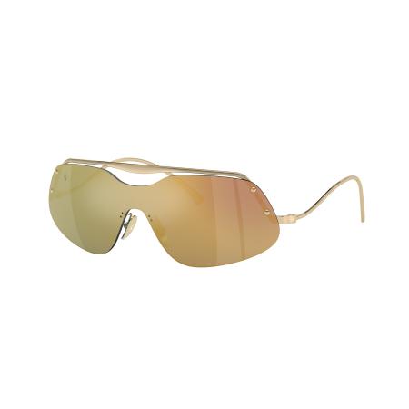 Ferrari Unisex Sunglass FH1007 - Framekleur: Lichtgoud, Lenskleur: Goud spiegelend blauw