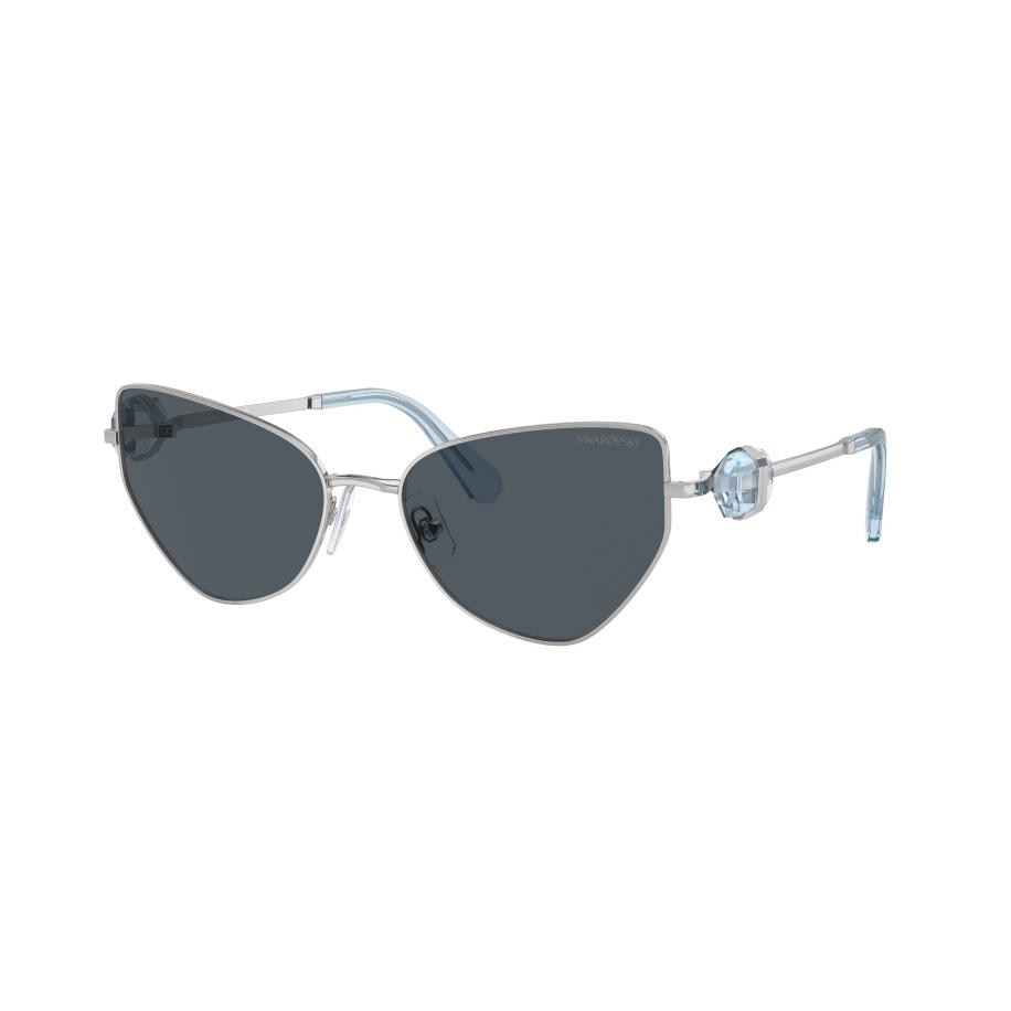 Swarovski SK7003 400187 Zilver Dames Zonnebril Grijs