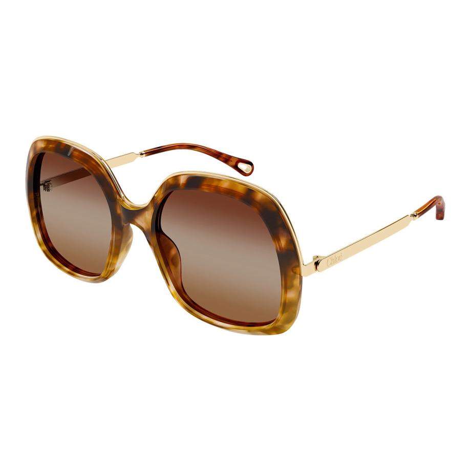 Chloé CH0327S 2 Tortoiseshell Dames Zonnebril