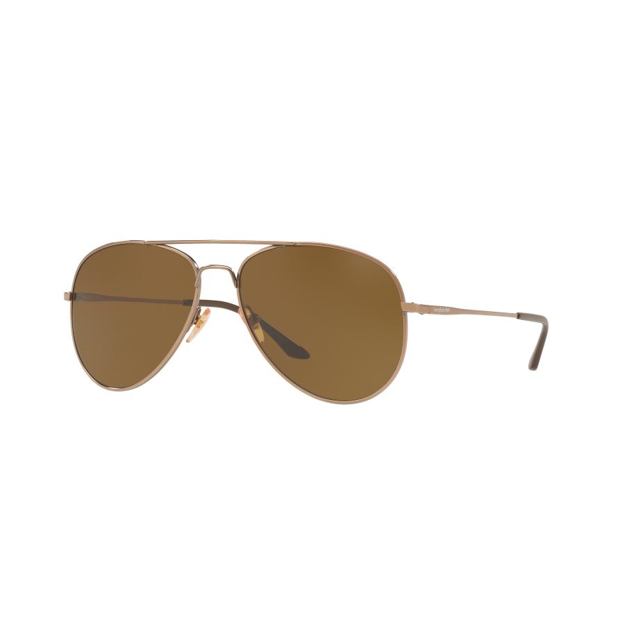 Sunglass Hut Collection Mannelijk Sunglass HU1001 - Framekleur: Donker koper, Lenskleur: Donkerbruin Bruin