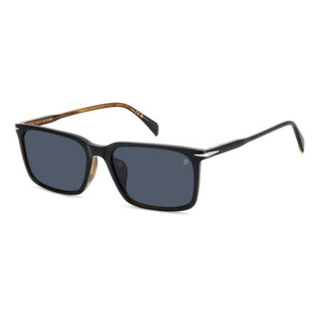David Beckham DB 1163/F/S Aziatische pasvorm 05K/KU Zwart Heren Zonnebril