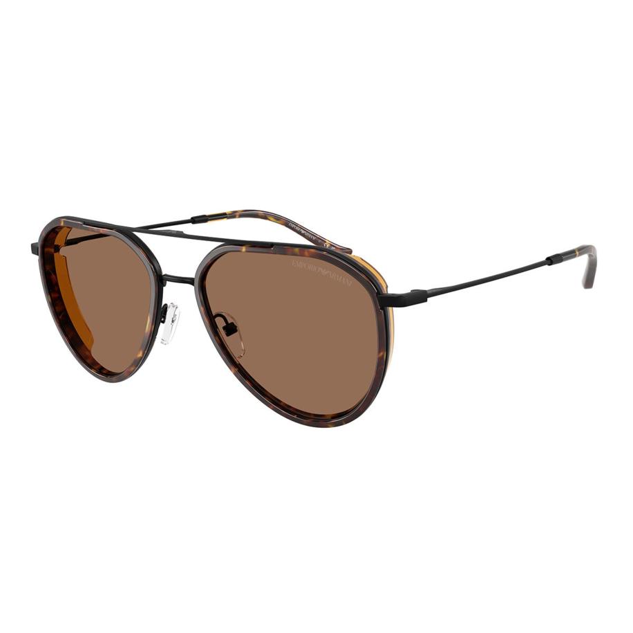 Emporio Armani EA2163 300173 Zwart Heren Zonnebril