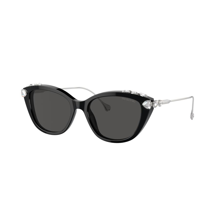 Swarovski SK6010 103887 Zwart Dames Zonnebril Grijs