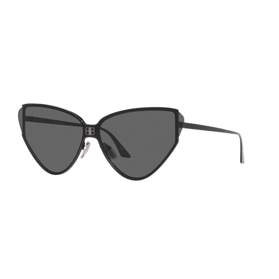 Balenciaga Unisex Sunglass BB0191S - Framekleur: Zwart, Lenskleur: Zwart Zwart
