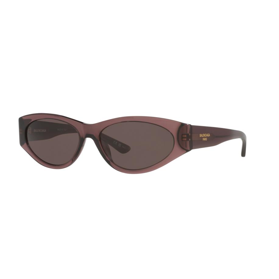Balenciaga Vrouwelijk Sunglass BB0367S - Framekleur: Paars, Lenskleur: Grijs Grijs