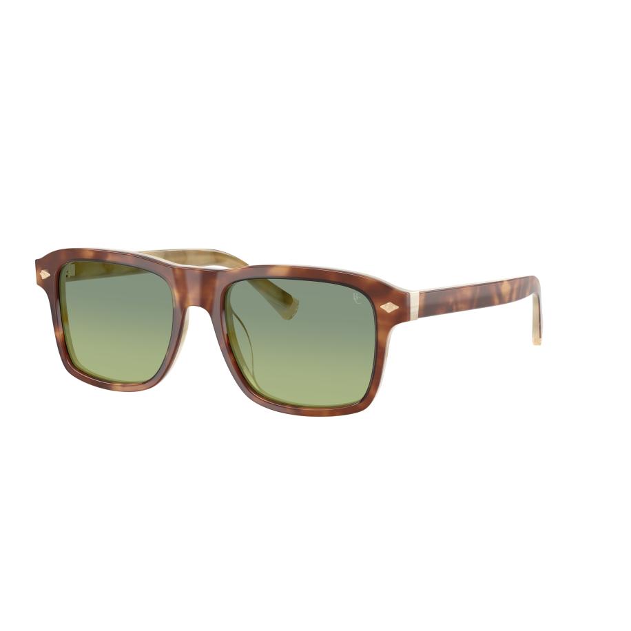 Brunello Cucinelli Mannelijk Sunglass BC4014S - Framekleur: Havana/Panama, Lenskleur: Vintage groen Groen