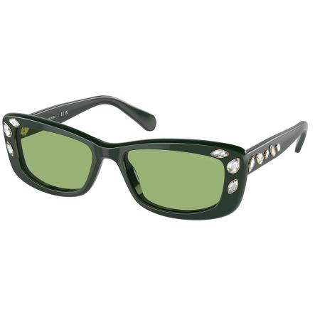 Swarovski SK6008 1026/2 Groen Dames Zonnebril