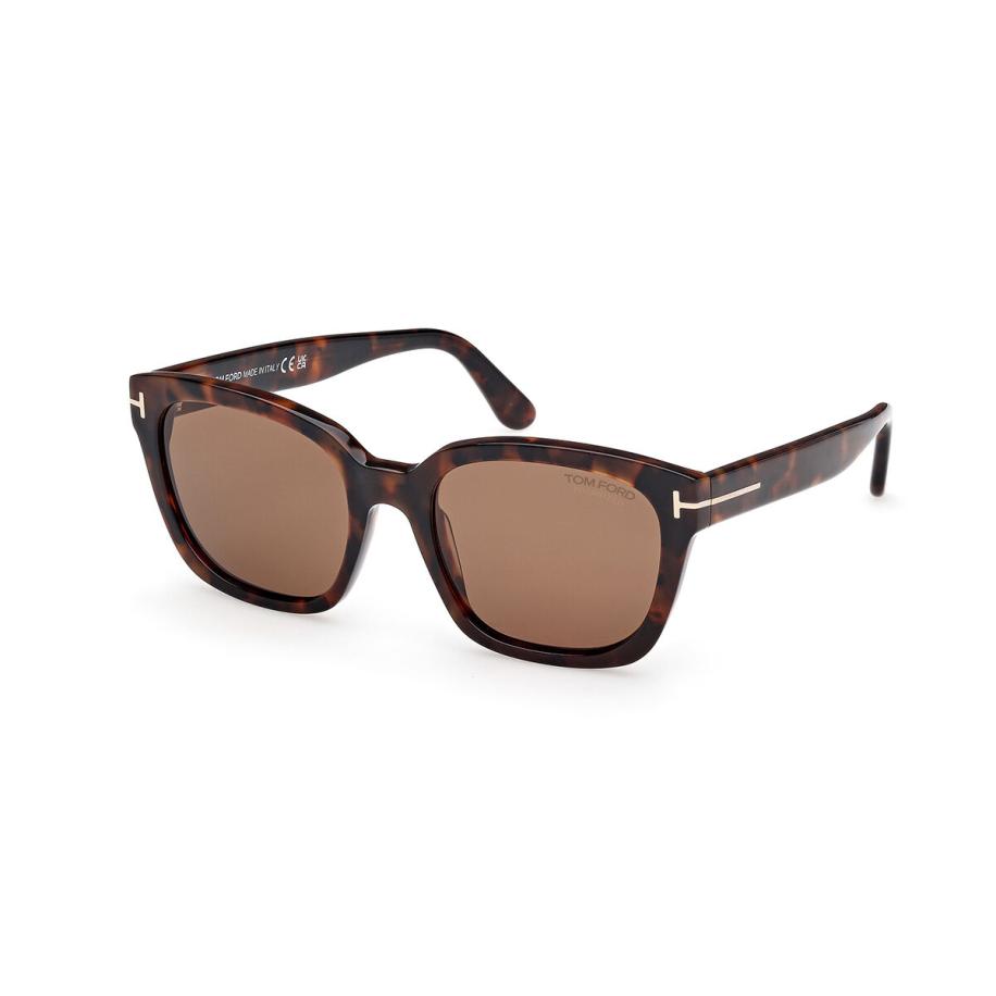 Tom Ford FT1216 HAYLAY Polarized 52H Tortoiseshell Dames Zonnebril