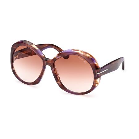 Tom Ford FT1010 ANNABELLE 55Z Tortoiseshell Dames Zonnebril