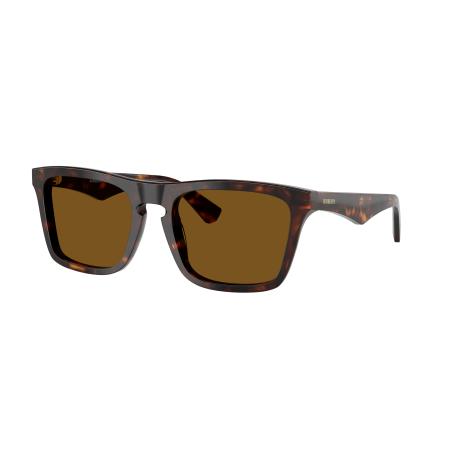 Burberry Mannelijk Sunglass BE4434 - Framekleur: Donker Havana, Lenskleur: Donkerbruin Polar
