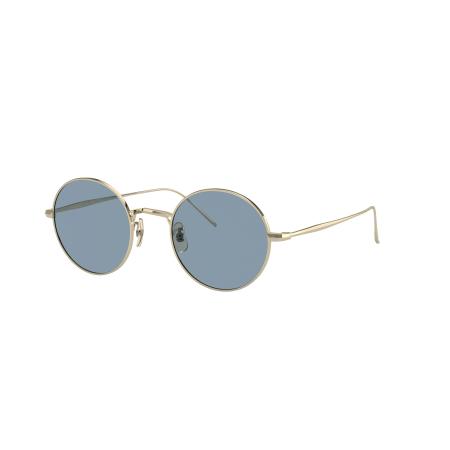 Oliver Peoples Unisex Sunglass OV1293ST G. Ponti-3 - Framekleur: Zacht goud, Lenskleur: Kobalt