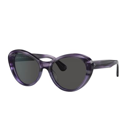 Oliver Peoples Vrouwelijk Sunglass OV5420SU Zarene - Framekleur: Dark Lilac VSB, Lenskleur: Grijs