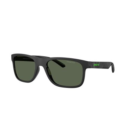 Arnette Mannelijk Sunglass AN4341 Khim - Framekleur: Zwart mat/glanzend, Lenskleur: Donkergroen