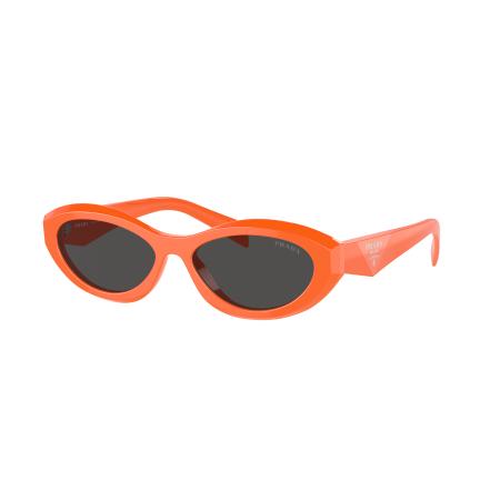 Prada Vrouwelijk Sunglass PR 26ZS - Framekleur: Oranje, Lenskleur: Donkergrijs
