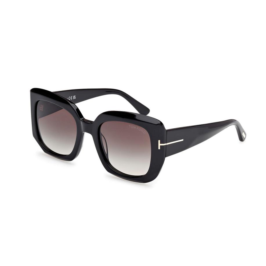 Tom Ford FT1220 CARLA-02 1B Zwart Dames Zonnebril