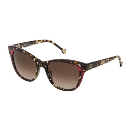 Carolina Herrera SHE787 0780 Tortoiseshell Dames Zonnebril