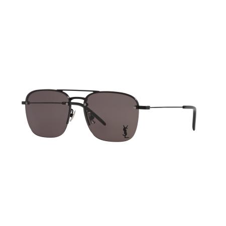 Saint Laurent Vrouwelijk Sunglass SL 309 M - Framekleur: Zwart, Lenskleur: Zwart