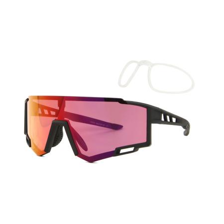 SmartBuy Active Stryker With RX Insert UY076 C9 Zwart Heren Zonnebril