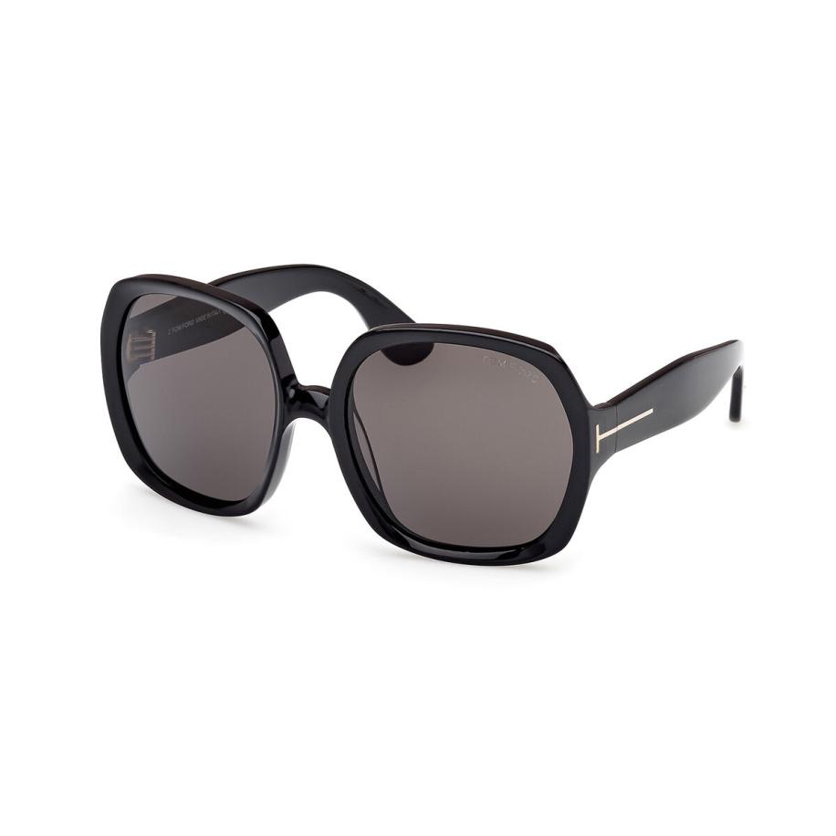 Tom Ford FT1221 SAFFRON 1A Zwart Dames Zonnebril