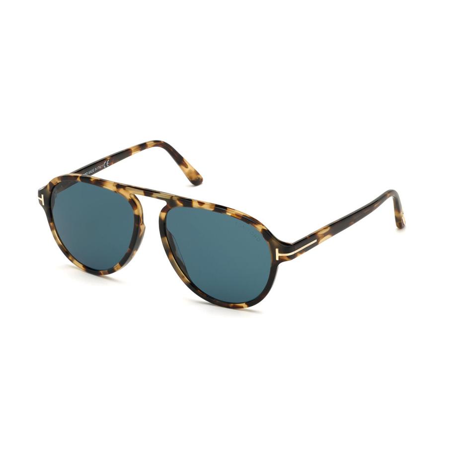Tom Ford FT0756 TONY 55N Tortoiseshell Heren Zonnebril