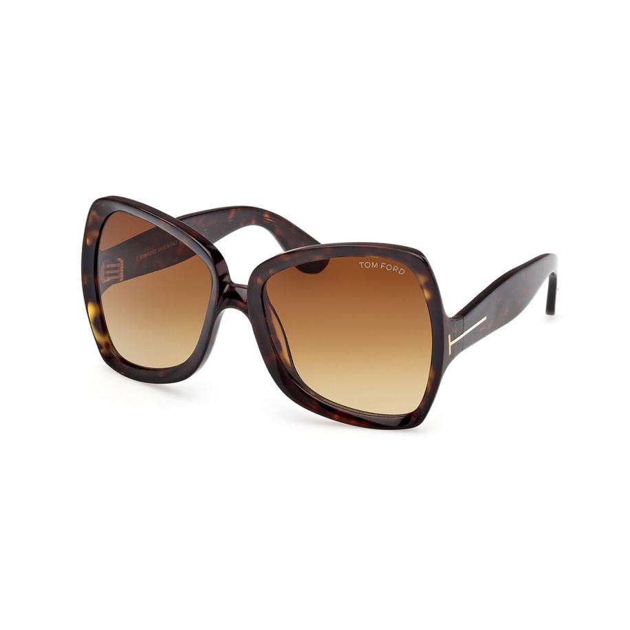 Tom Ford FT1222 JERRY 52F Tortoiseshell Dames Zonnebril