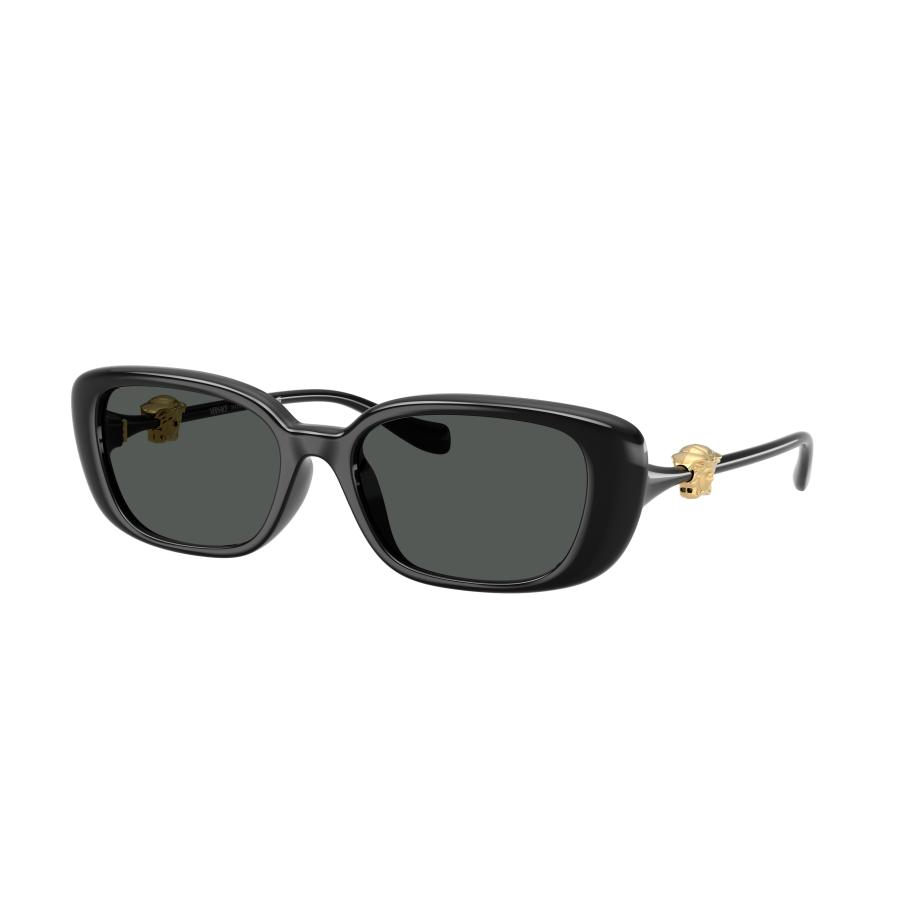 Versace Vrouwelijk Sunglass VE4504D - Framekleur: Zwart, Lenskleur: Donkergrijs Grijs