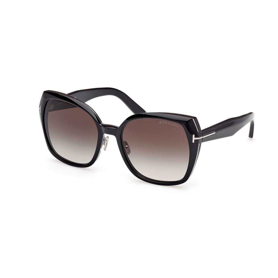 Tom Ford FT1223 PLUM 1B Zwart Dames Zonnebril