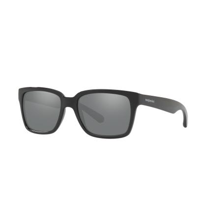 Sunglass Hut Collection Unisex Sunglass HU2012 - Framekleur: Zwart, Lenskleur: Grijs gespiegeld zilver