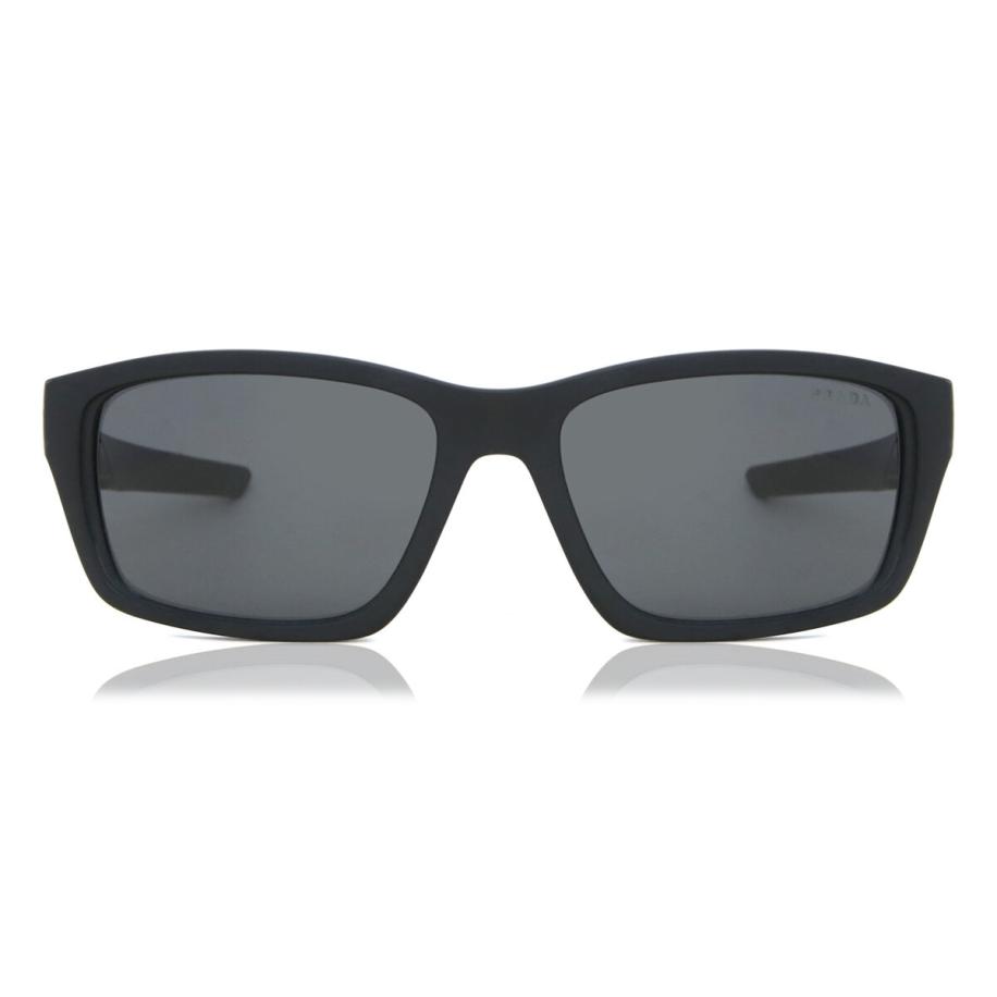 Prada Linea Rossa PS04YS 1BO06F Zwart Heren Zonnebril