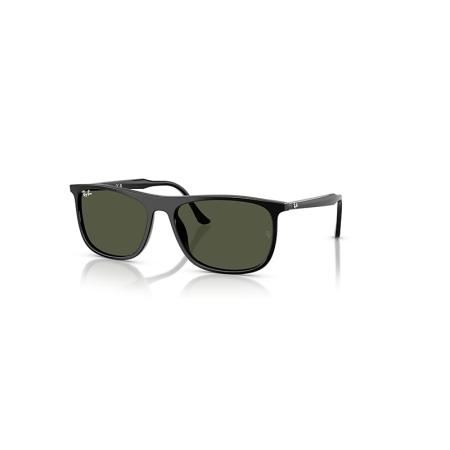 Ray-Ban Rb2216 zonnebril Zwart montuur Groen glazen 58-18