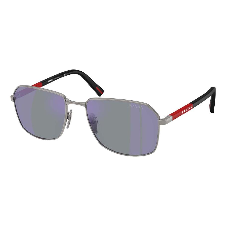 Prada Linea Rossa PS A51S 5AV10J Gunmetal Heren Zonnebril Multicolor