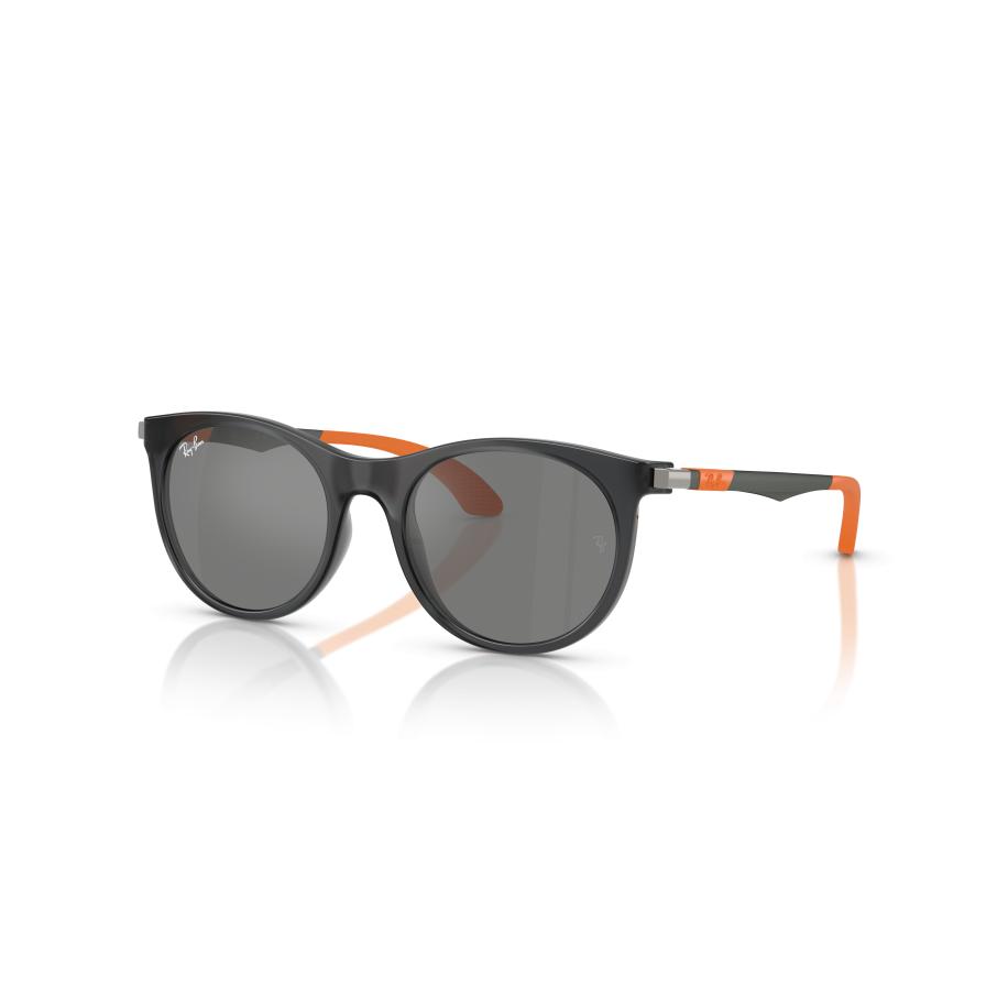 Ray-Ban Rb9082s Kids zonnebril Staalgrijs montuur Zilver glazen 47-17 Grijs