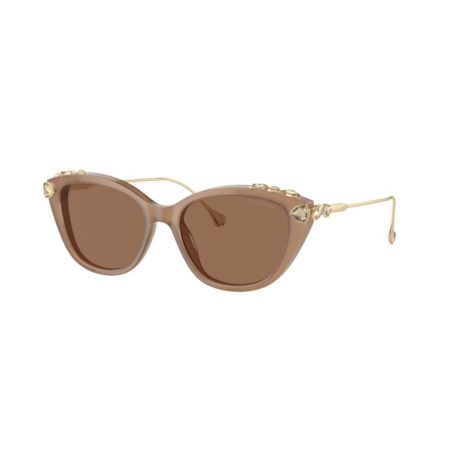 Swarovski SK6010 2002OK Bruin Dames Zonnebril Brons