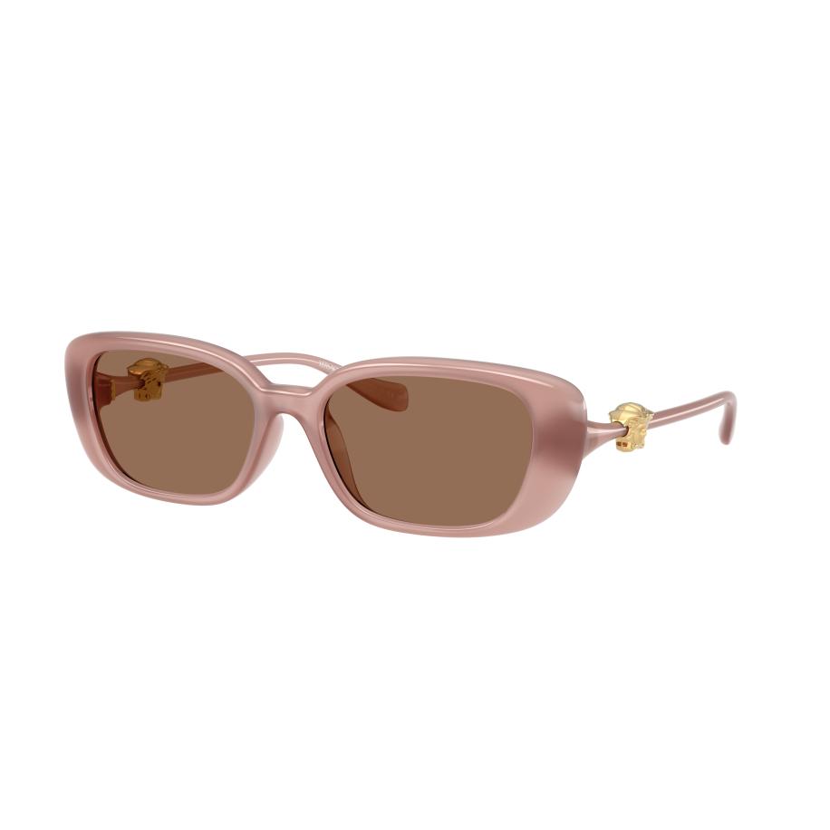 Versace Vrouwelijk Sunglass VE4504D - Framekleur: Opaal roze, Lenskleur: Donkerbruin Bruin