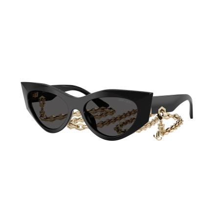 Jimmy Choo Vrouwelijk Sunglass JC5045U - Framekleur: Zwart, Lenskleur: Donkergrijs