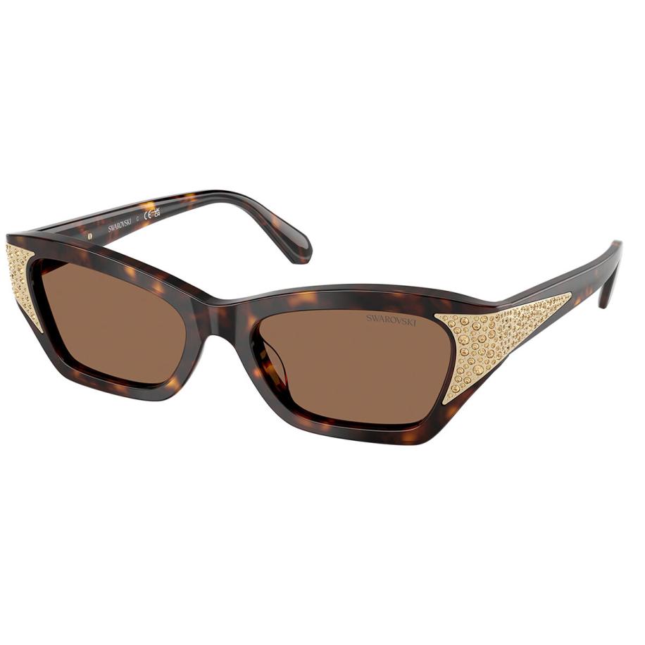 Swarovski SK6029 100273 Tortoiseshell Dames Zonnebril