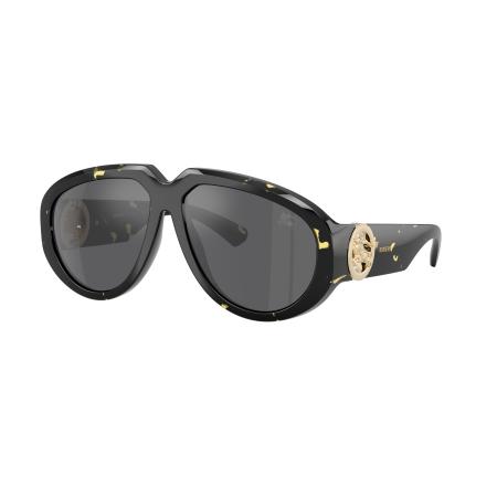 Burberry Vrouwelijk Sunglass BE4479U - Framekleur: Geel Havana, Lenskleur: Grijs gespiegeld zilver