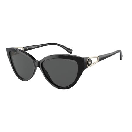 Emporio Armani EA4192F Aziatische pasvorm 501787 Zwart Dames Zonnebril