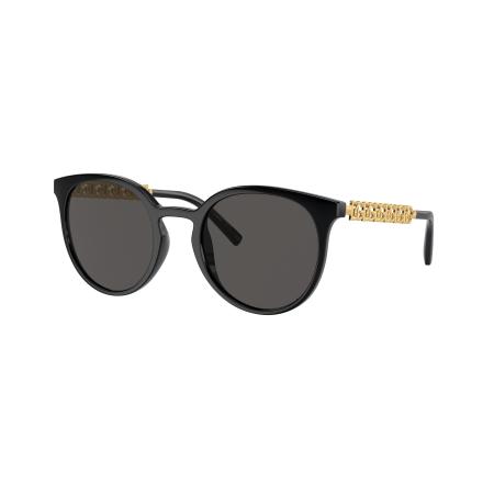 Dolce&Gabbana Vrouwelijk Sunglass DG6189U - Framekleur: Zwart, Lenskleur: Donkergrijs