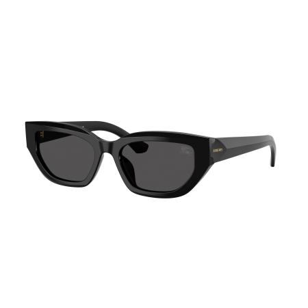 Burberry Vrouwelijk Sunglass BE4463D - Framekleur: Zwart, Lenskleur: Donkergrijs