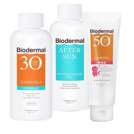 Biodermal Zon Familie Pakket Zonnemelk