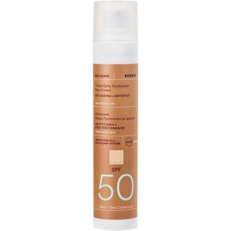 Korres Zonneproducten Zonnecrème SPF 50 getint Zonbescherming Dames ml