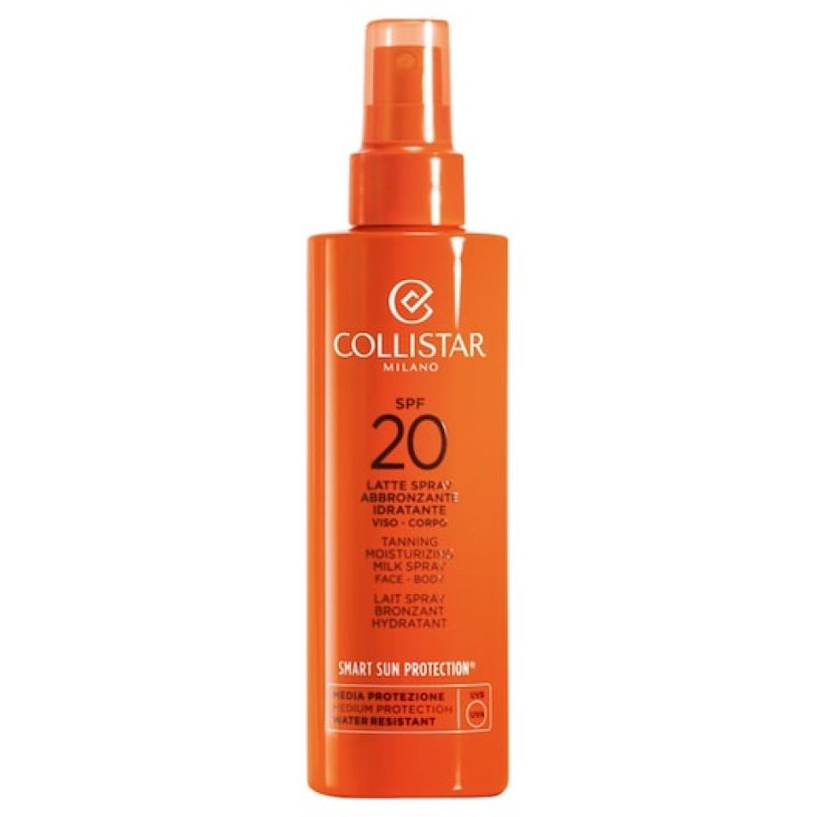 Collistar Sun Protection Tanning Moisturizing Milk Spray SPF 20 Zonnebrandcrème Unisex 200 ml