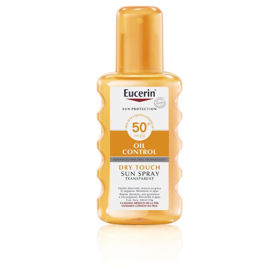 Eucerin ZONBESCHERMING olie dry touch transparante spray SPF50+