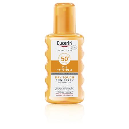 Eucerin ZONBESCHERMING olie dry touch transparante spray SPF50+