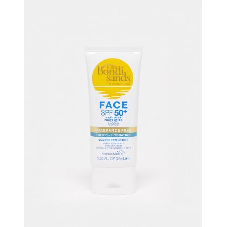 Bondi Sands Getinte, niet-geparfumeerde gezichtslotion met SPF 50+, 75ml-Geen kleur