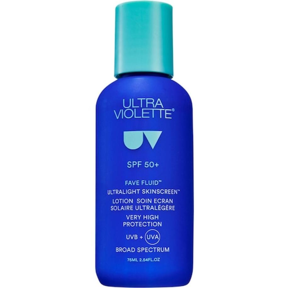 Ultra Violette Gezicht Fave Fluid SPF50+ Lightweight Fragrance-Free Skinscreen Zonnebrandcrème Dames 75 ml